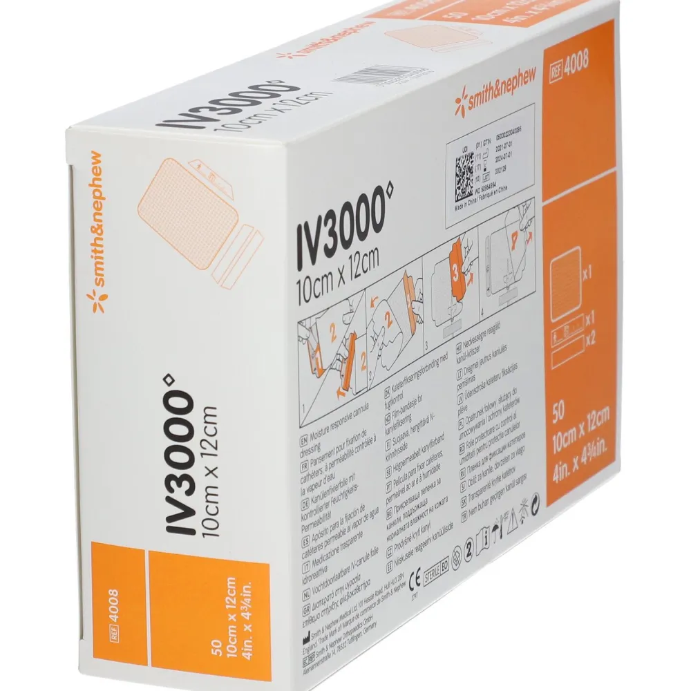 OPSITE® I.V.3000 transp.Kanuelenfix steril 10x12cm>