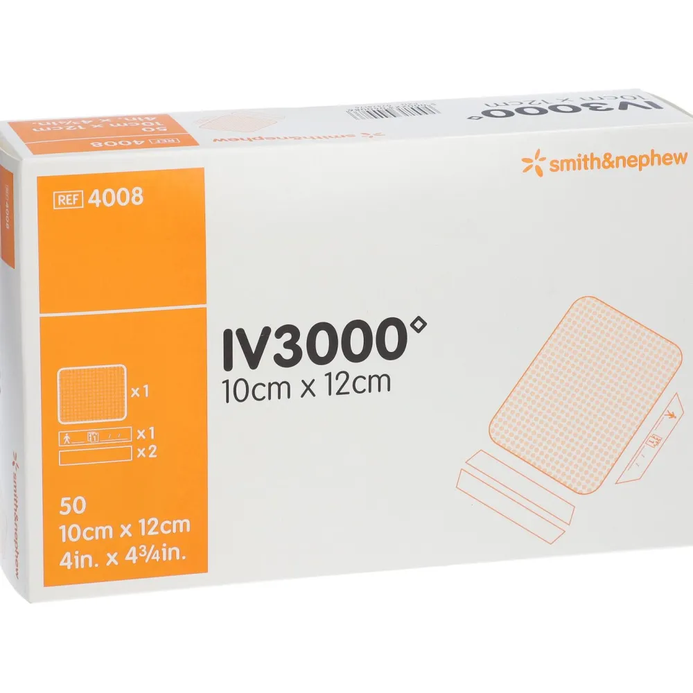 OPSITE® I.V.3000 transp.Kanuelenfix steril 10x12cm>