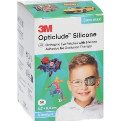 Opticlude 3M Silicone Boys maxi 5,7 x 8 cm| New