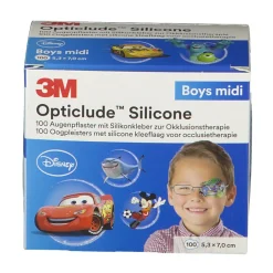 Opticlude 3M Silicone Boys midi 5,3 cm x 7 cm|
