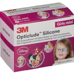 Opticlude 3M Silicone Disney Girls mini 5 cm x 6 cm> Hot