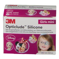 Opticlude 3M Silicone Disney Girls mini 5 cm x 6 cm><noscript><img width=
