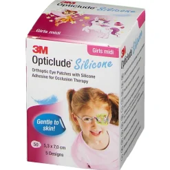 Opticlude 3M Silicone Girls midi 5,3 x 7 cm| Hot