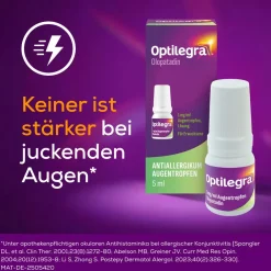 Optilegra® Augentropfen bei Heuschnupfen | Antiallergikum 5ml - Jetzt 10% mit dem Code nattermann10 sparen*> Outlet