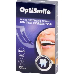 OptiSmile Colour Corrector Zahnaufhellungsstreifen - sichtbar weißere Zähne| Clearance