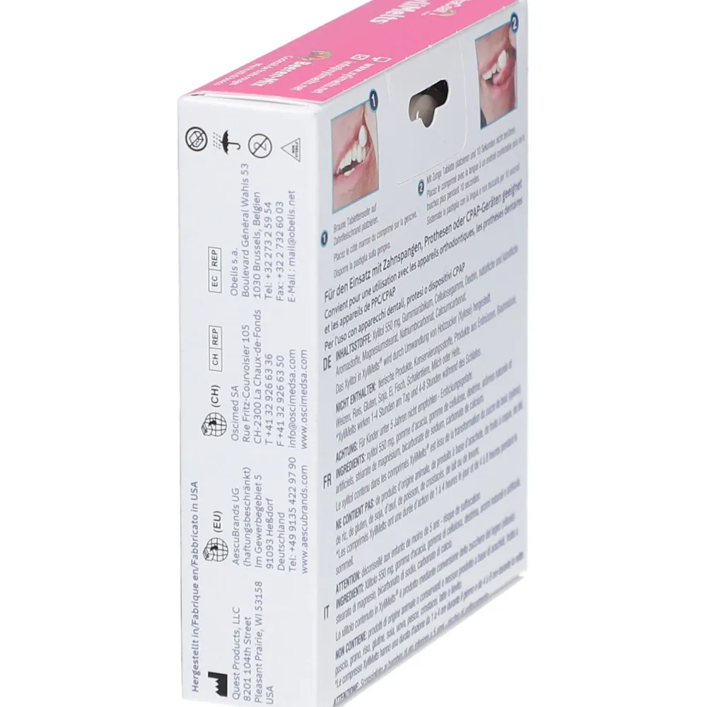 OraCoat® XyliMelts Hafttabletten Beeren-Mix gegen Mundtrockenheit| Hot