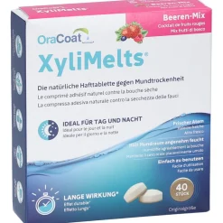 OraCoat® XyliMelts Hafttabletten Beeren-Mix gegen Mundtrockenheit| Hot