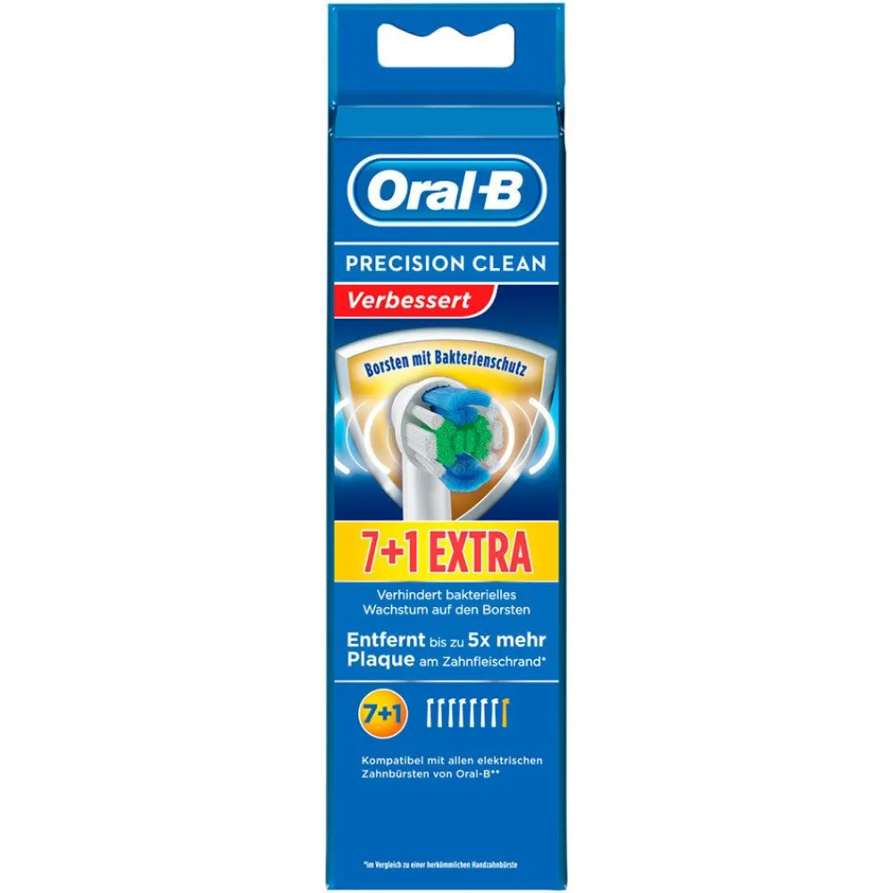 ® Aufsteckbürsten Precision Clean Bakterienschutz 7er +1>Oral-B Clearance