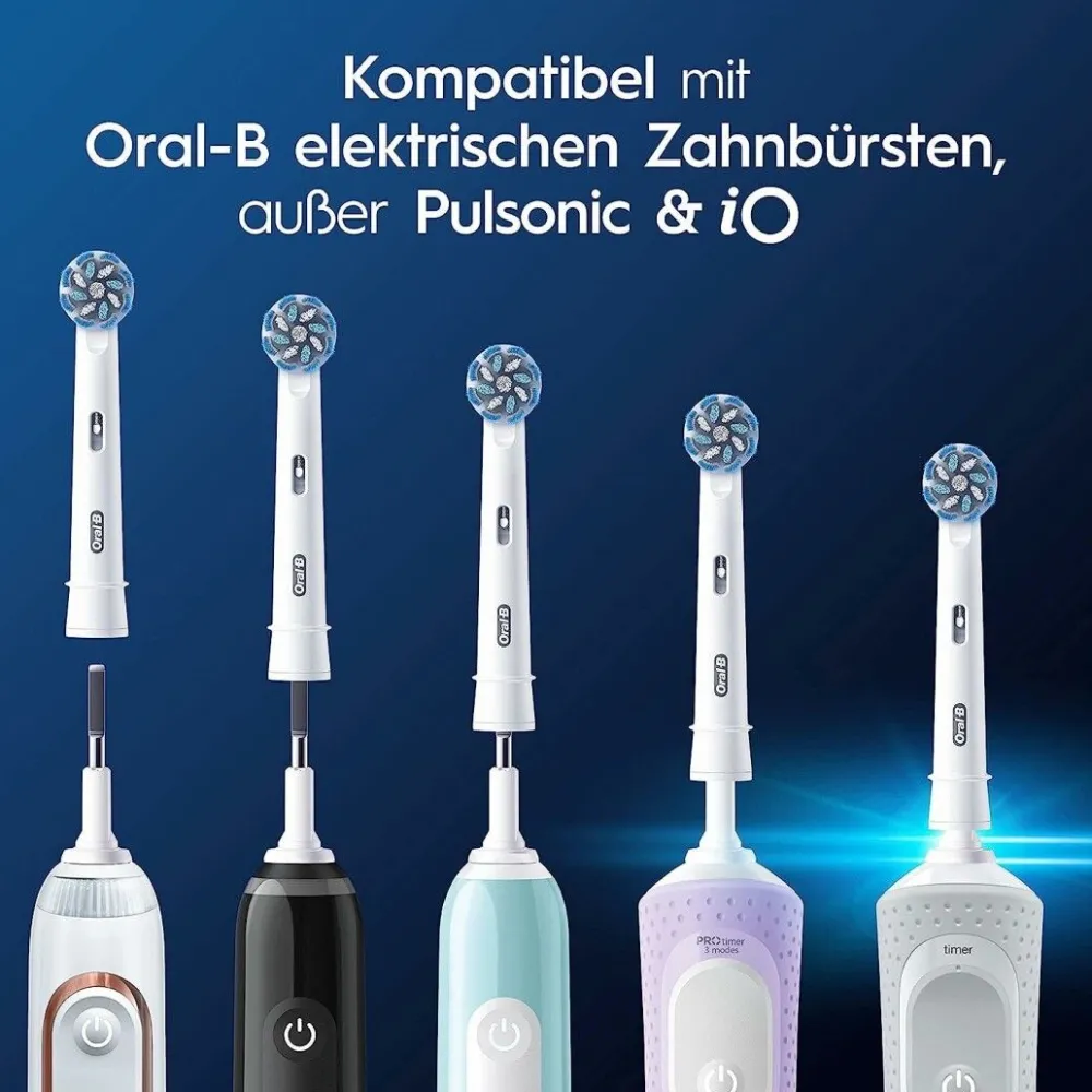 Oral-B Aufsteckbürsten 6 Stück PRO Sensitive Clean weiß| Hot