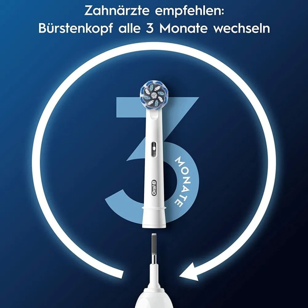 Oral-B Aufsteckbürsten 6 Stück PRO Sensitive Clean weiß| Hot