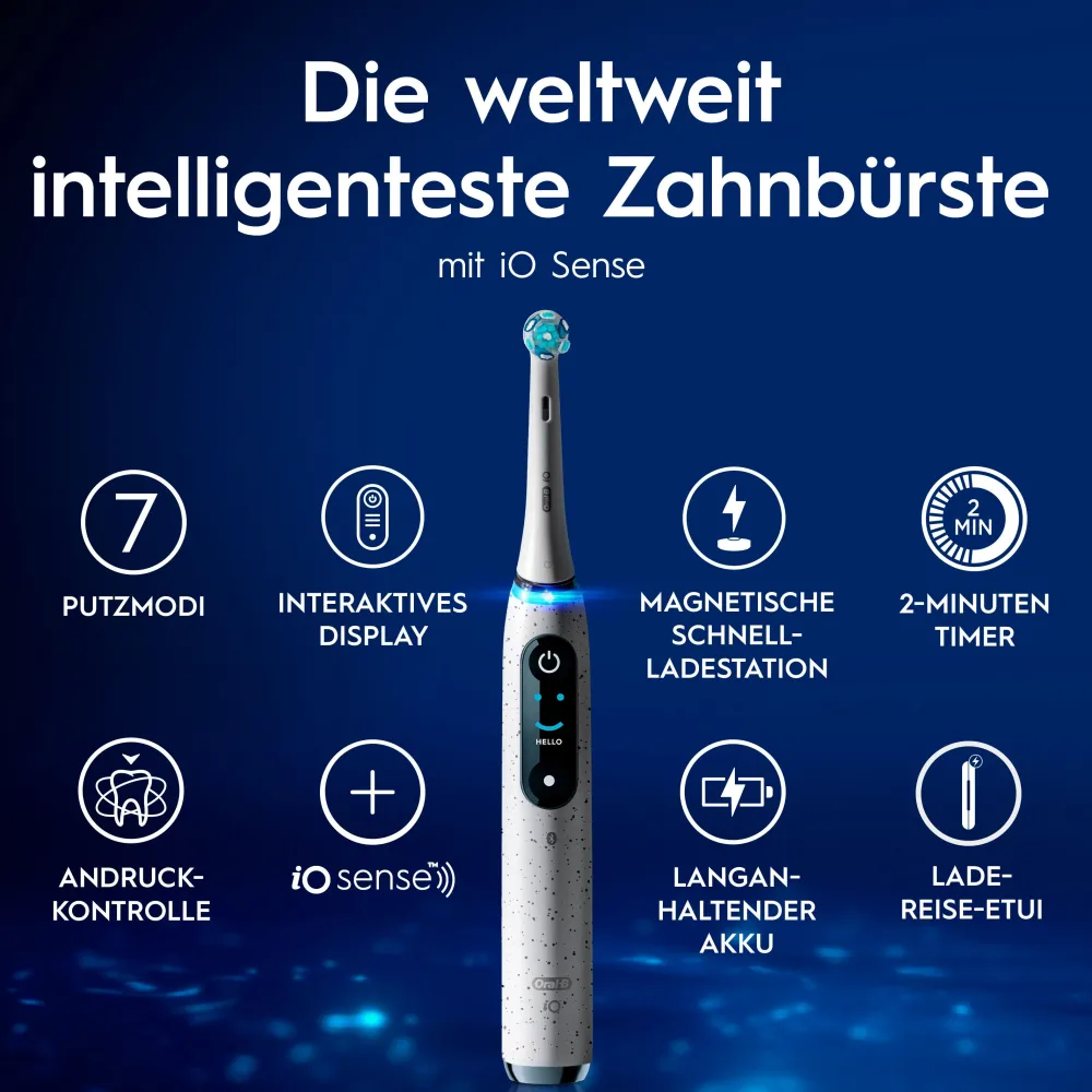 Oral-B - Elektrische Zahnbürste "iO 10 + Lade-Reiseetui"| Sale