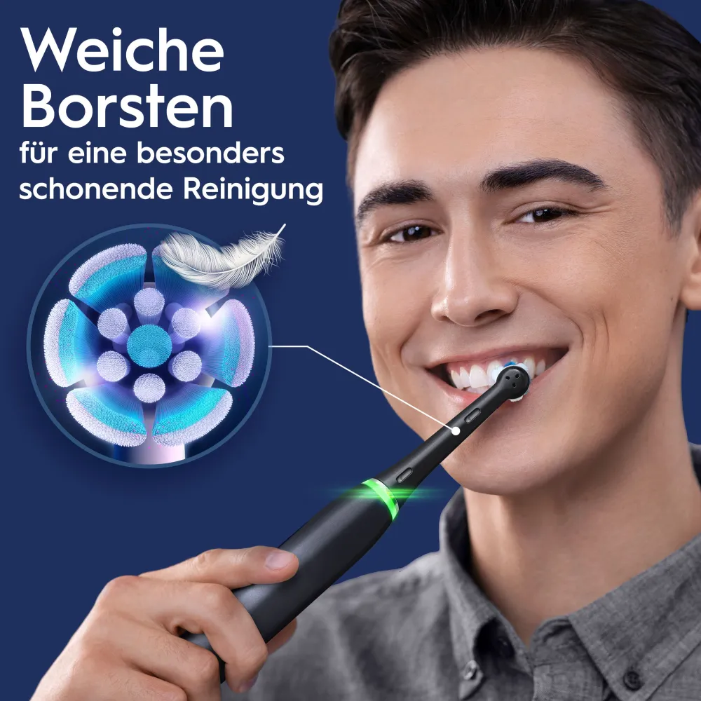 Oral-B iO 6 iO6 Doppelpack Elektrische Zahnbürste/Electric Toothbrush mit revolutionärer Magnet-Te| Clearance