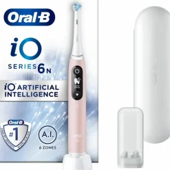 Oral-B iO Series 6n elektrische Zahnbürste Pink Sand iO6>