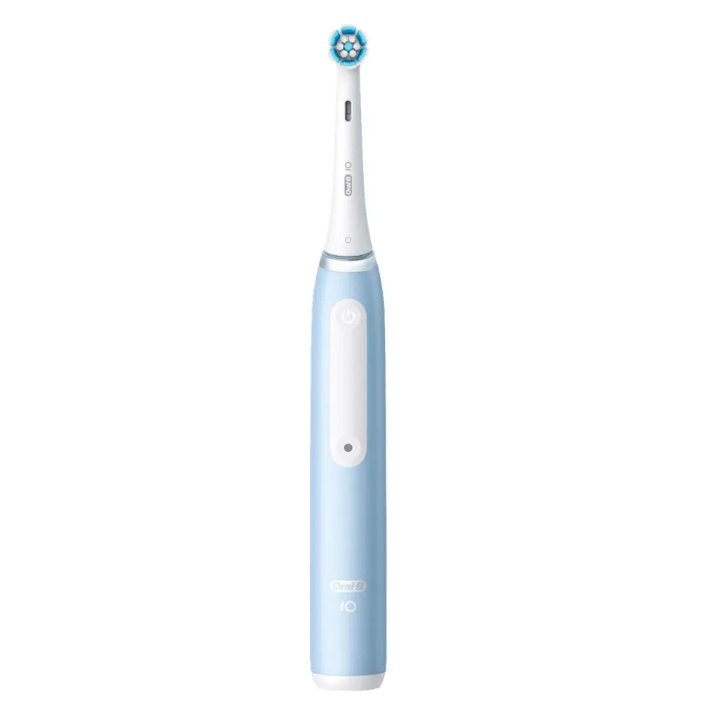 Oral-B iO Series 3n mattschwarz/ice blue - inkl. 2. Handstück Elektrische Zahnbürste| New