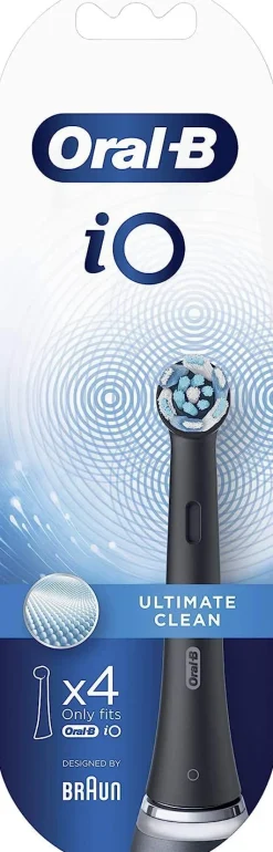 Oral-B iO Ultimative Reinigung Aufsteckbürsten für elektrische Zahnbürste, 4 Stück| New