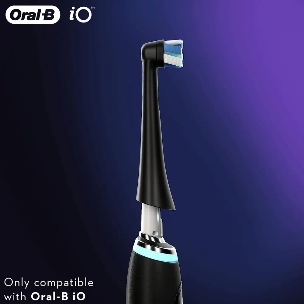 Oral-B iO Ultimative Reinigung Aufsteckbürsten für elektrische Zahnbürste, 4 Stück| New
