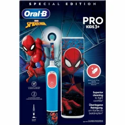 Oral-B KINDERZAHNBÖRSTE MIT REISEETUI (PRO 103 KIDS SPIDERM)| New