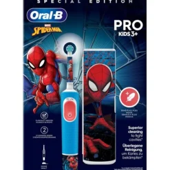 Oral-B KINDERZAHNBÖRSTE MIT REISEETUI (PRO 103 KIDS SPIDERM)| New