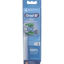 ORAL-B Precision Clean Ersatzbürstenkopf, Weiss (5er-Pack)| Discount