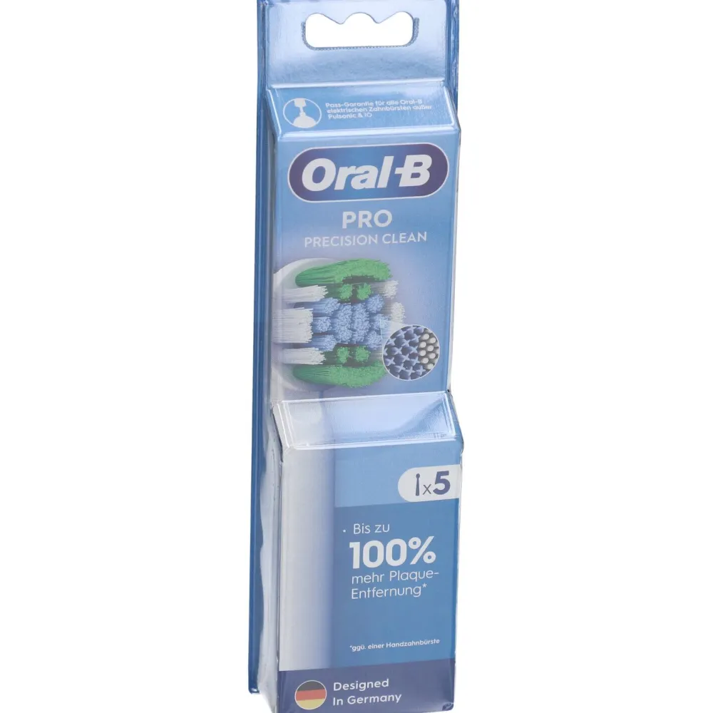 ORAL-B Precision Clean Ersatzbürstenkopf, Weiss (5er-Pack)| Discount