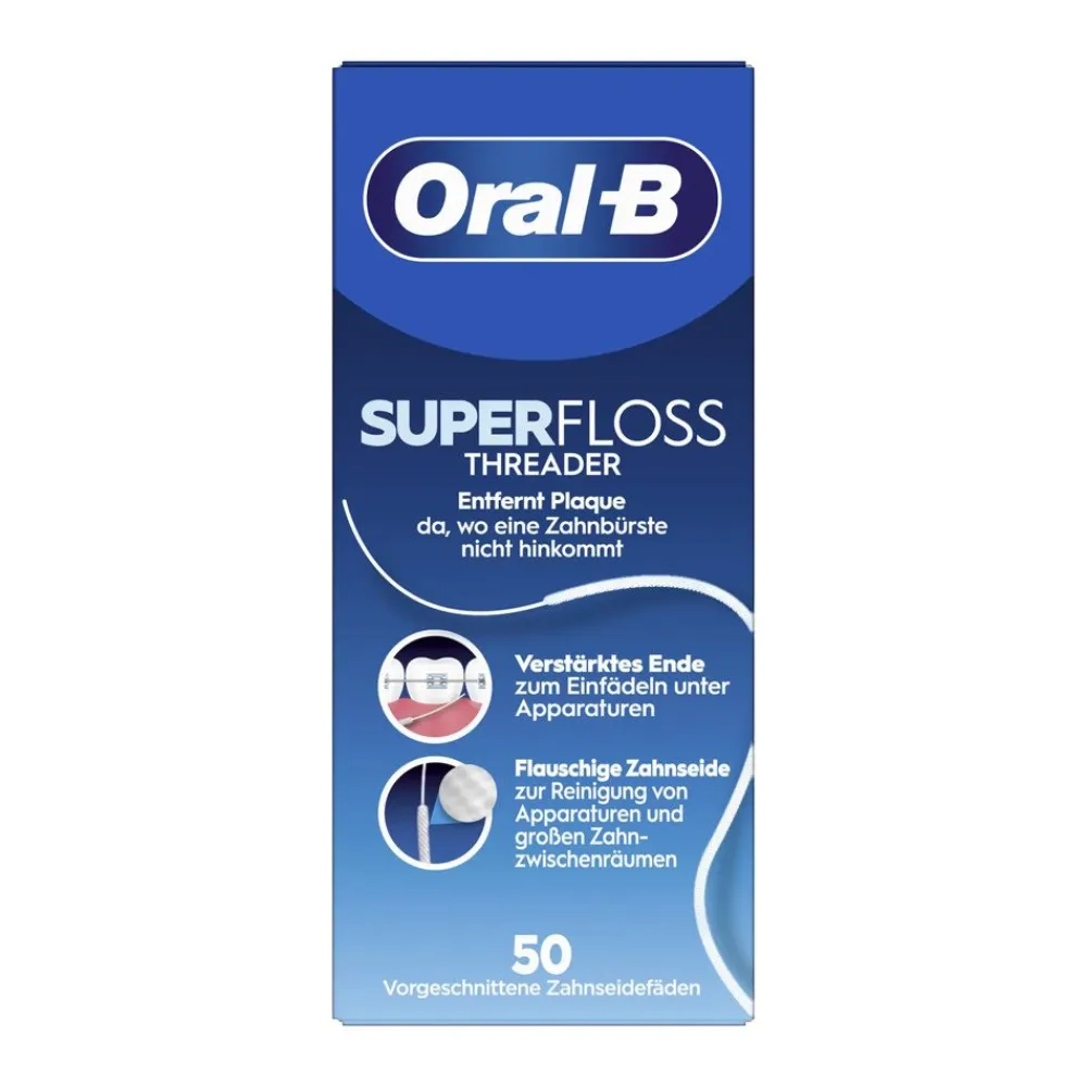 Zahnseide Superfloss Threader>Oral-B Online