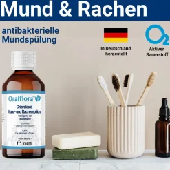 Oralflora antibakterielle Mundspülung für Mund- & Rachenraum|