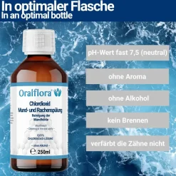 Oralflora antibakterielle Mundspülung für Mund- & Rachenraum|