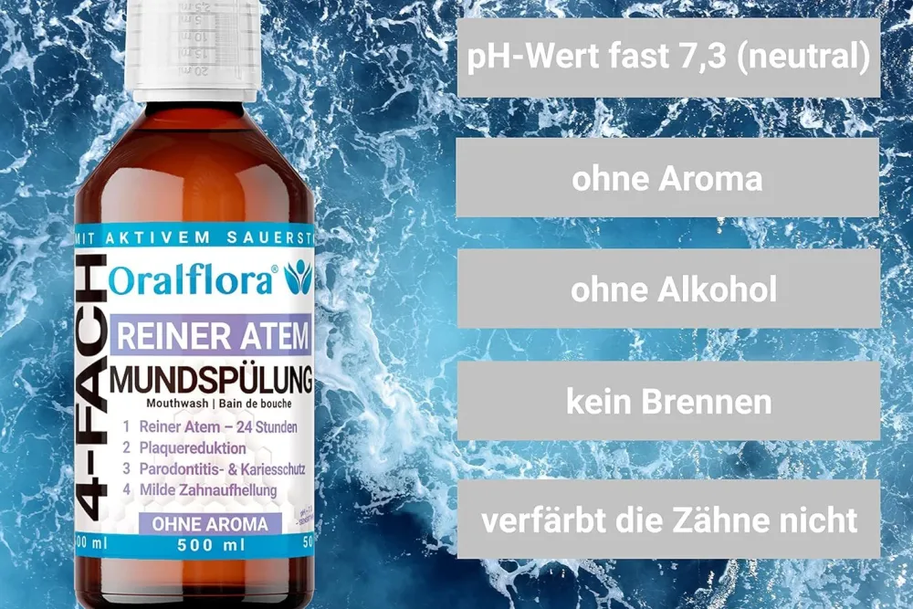 Oralflora Mundspülung mit Chlordioxid CDL - frischer Atem 24h|