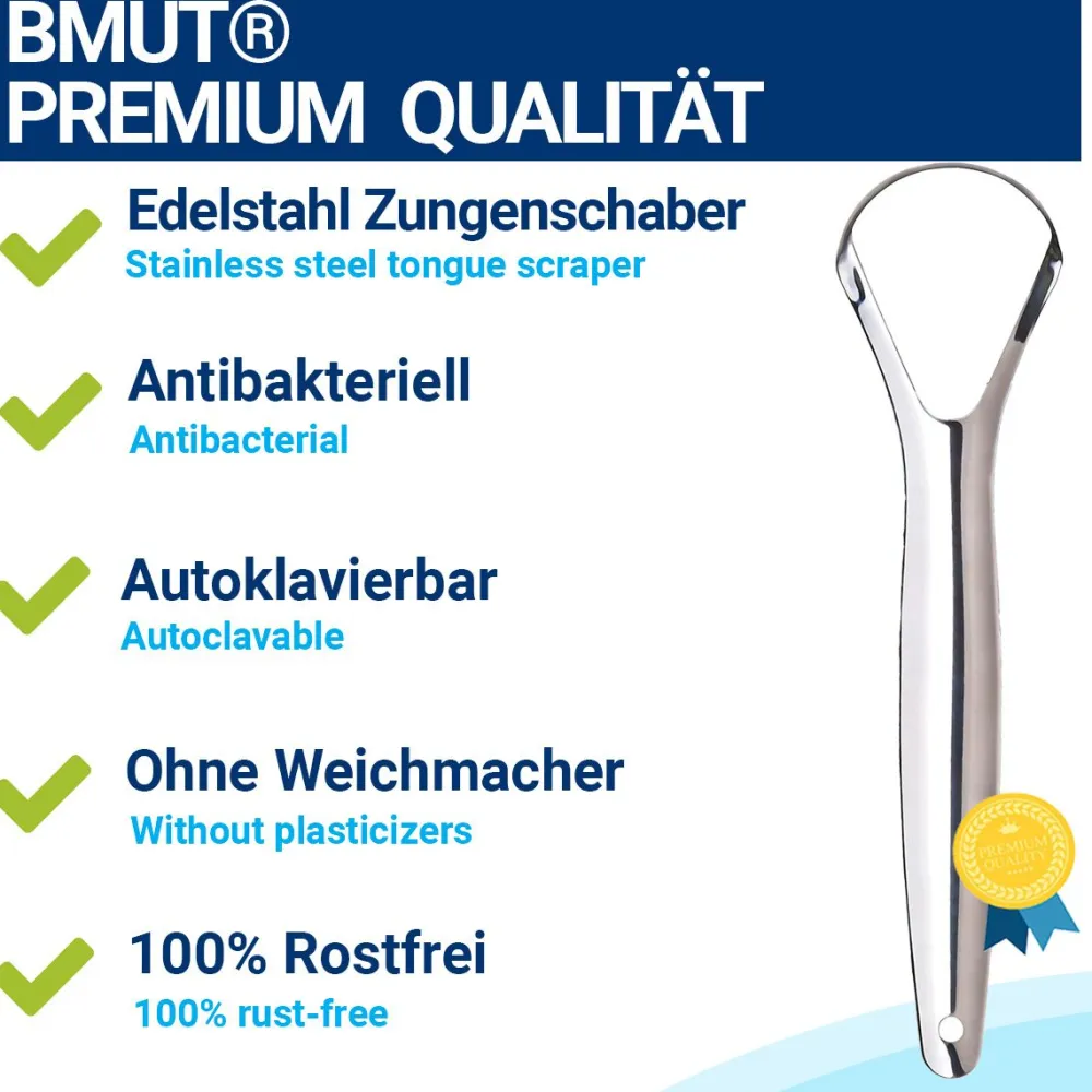Oralflora Zungenschaber aus Edelstahl Zungenreiniger> Outlet