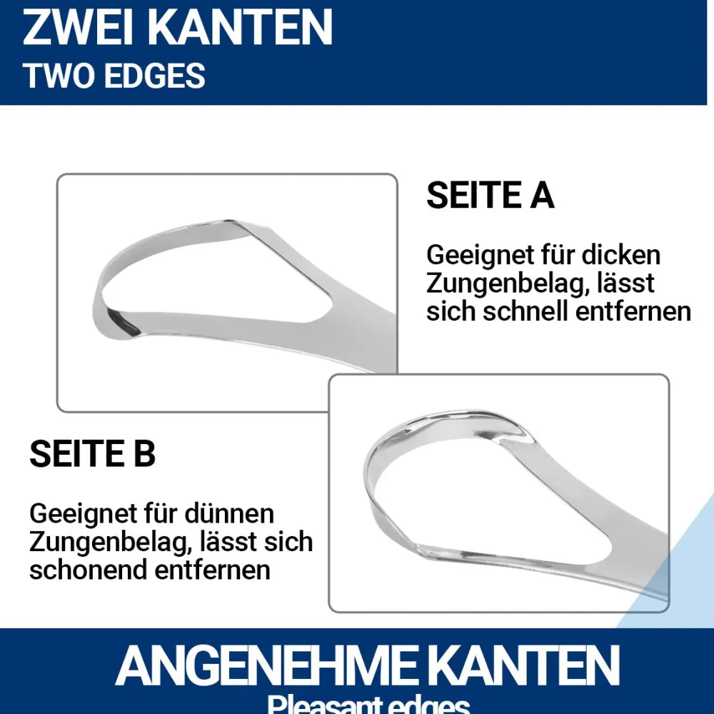 Oralflora Zungenschaber aus Edelstahl Zungenreiniger> Outlet