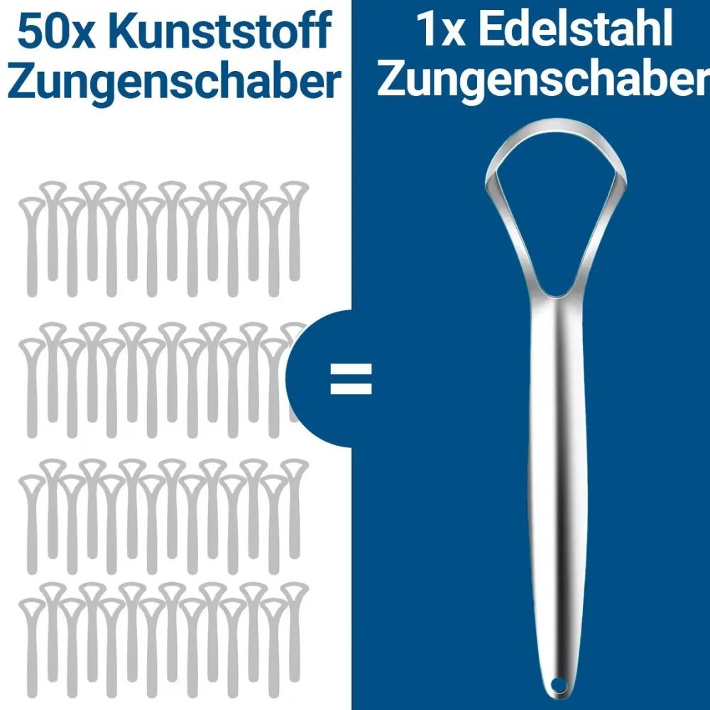 Oralflora Zungenschaber aus Edelstahl Zungenreiniger> Outlet