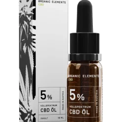 ORGANIC ELEMENTS Vollspektrum CBD Öl 5%| Outlet