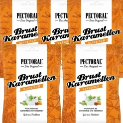 Original ® Brust-Karamellen Fünferpack>PECTORAL New