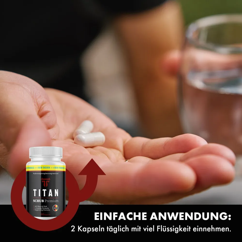 Original Titan Schub Kapseln – Mehr Lust & Männlichkeit| Clearance