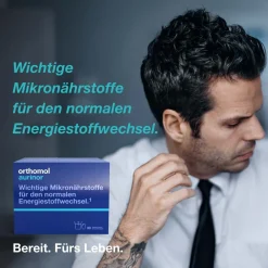 Aurinor - unterstützt den Energiestoffwechsel - mit Omega-3-Fettsäure, Vitamin C, Magnesium und Zink - Granulat/Kapseln|Orthomol Best