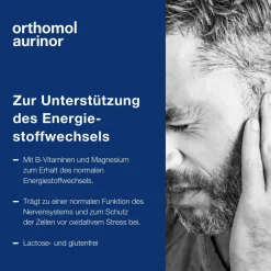 Aurinor - unterstützt den Energiestoffwechsel - mit Omega-3-Fettsäure, Vitamin C, Magnesium und Zink - Granulat/Kapseln|Orthomol Best