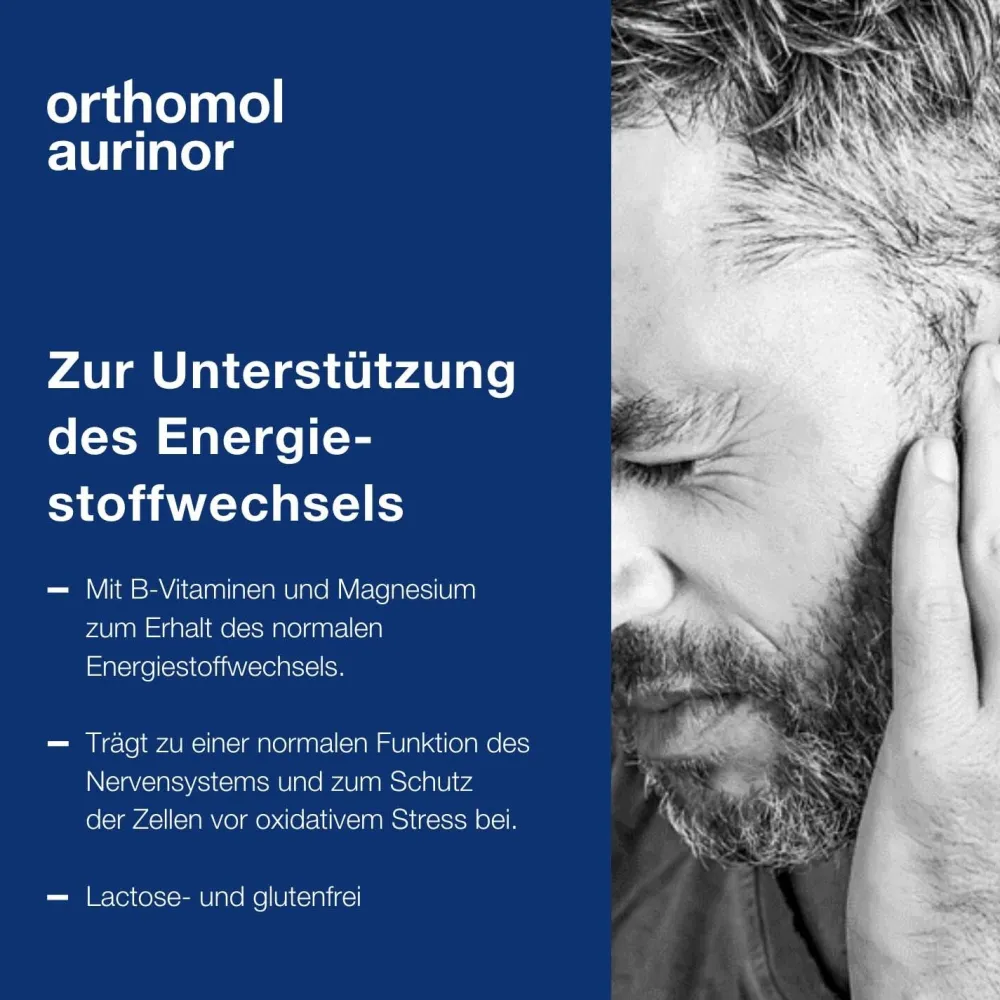 Aurinor - unterstützt den Energiestoffwechsel - mit Omega-3-Fettsäure, Vitamin C, Magnesium und Zink - Granulat/Kapseln|Orthomol Best