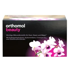 Beauty für Frauen - für Haut, Haare und Nägel, mit Hyaluronsäure, Kollagen und Coenzym Q10 - Nachfüllpackung mit Trinkampullen|Orthomol New