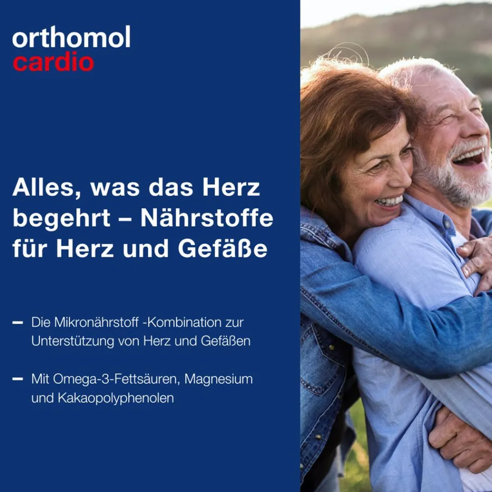 Cardio - unterstützt die normale Herzfunktion, mit Magnesium, Omega-3-Fettsäure, Vitamin D - Tabletten/Kapseln>Orthomol Clearance