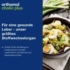 Cholin Plus - zur Erhaltung einer normalen Leberfunktion - mit Silymarin aus Mariendistel-Extrakt|Orthomol Clearance
