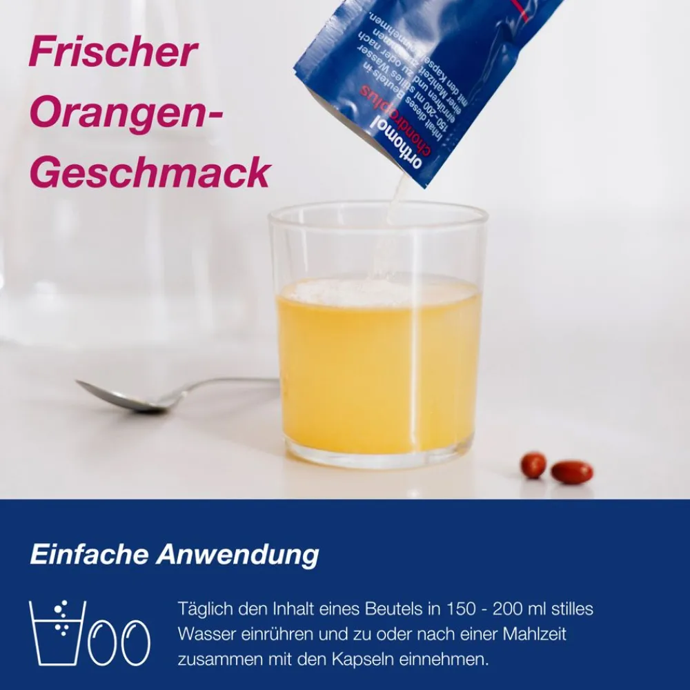 chondroplus - Nährstoffe für Knorpel und Knochen - mit Glucosamin-, Chondroitinsulfat und Hyaluronsäure - Granulat/Kapseln - Jetzt 10% mit dem Code 10 sparen*>Orthomol Best