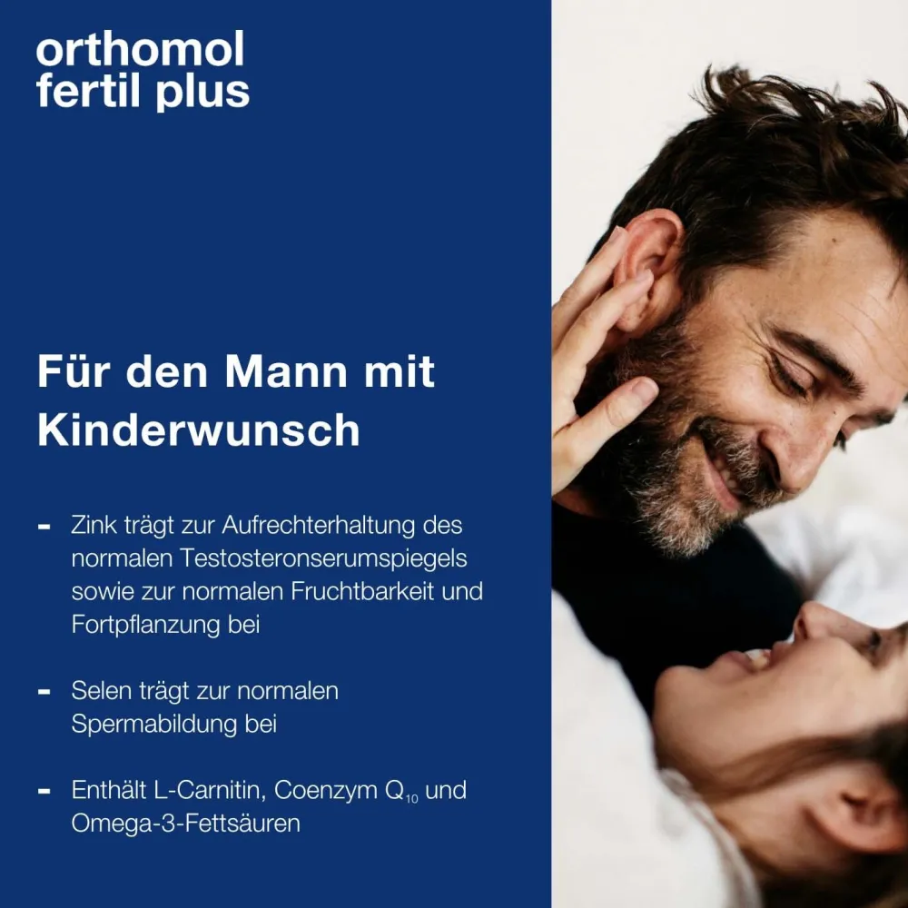 Fertil plus Tabletten/Kapseln – Mikronährstoffe bei Kinderwunsch für den Mann>Orthomol Discount