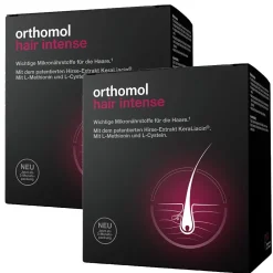Hair Intense - Mikronährstoffe für schönes Haar - mit Biotin, Kupfer, Zink und dem patentierten KeraLiacin - Kapseln>Orthomol Best