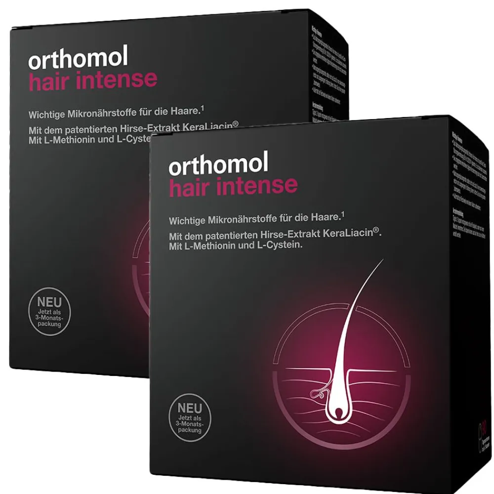 Hair Intense - Mikronährstoffe für schönes Haar - mit Biotin, Kupfer, Zink und dem patentierten KeraLiacin - Kapseln>Orthomol Best