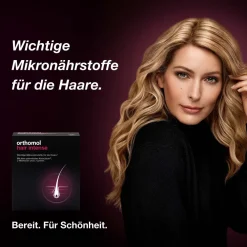 Hair Intense - Mikronährstoffe für schönes Haar - mit Biotin, Kupfer, Zink und dem patentierten KeraLiacin - Kapseln>Orthomol Best