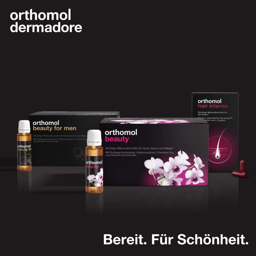Hair Intense - Mikronährstoffe für schönes Haar - mit Biotin, Kupfer, Zink und dem patentierten KeraLiacin - Kapseln>Orthomol Best
