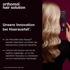 Orthomol Hair Solution -  bei Haarausfall und für dichteres, volleres Haar mit dem Wirkstoffkomplex Baicapil®| Online