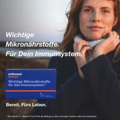Immun - Mikronährstoffe zur Unterstützung des Immunsystems - mit Vitamin C, Vitamin D und Zink - Trinkampullen/Tabletten>Orthomol Clearance