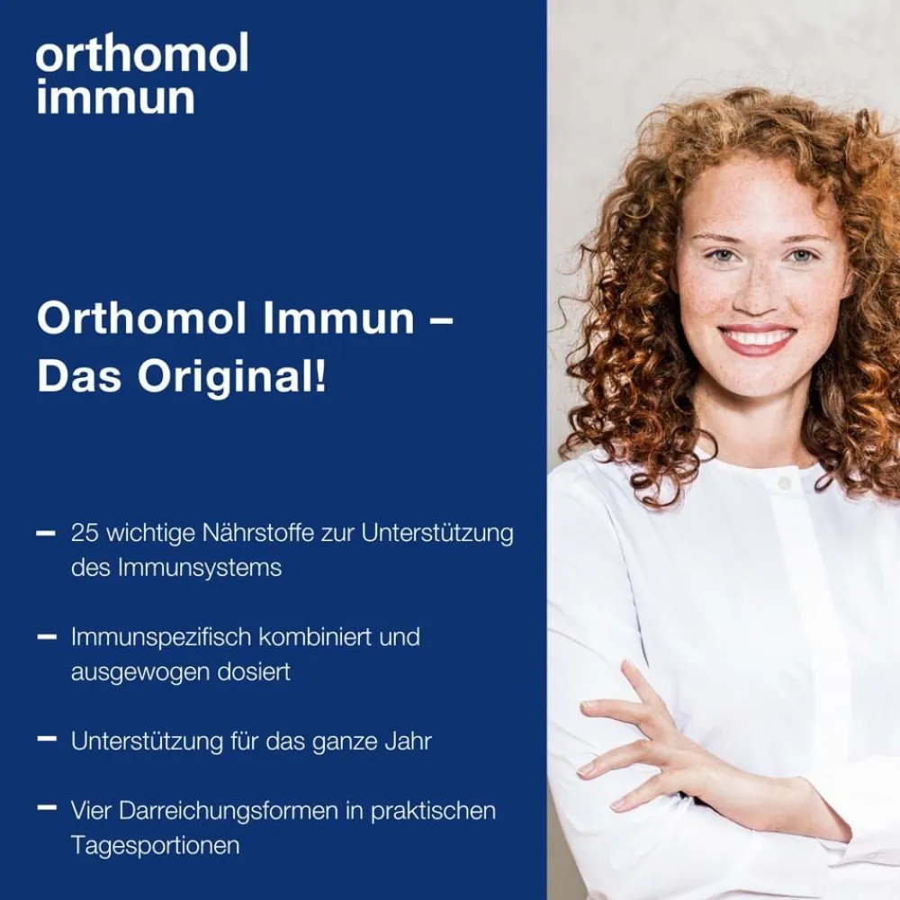 Immun - Mikronährstoffe zur Unterstützung des Immunsystems - mit Vitamin C, Vitamin D und Zink - Trinkampullen/Tabletten>Orthomol Sale