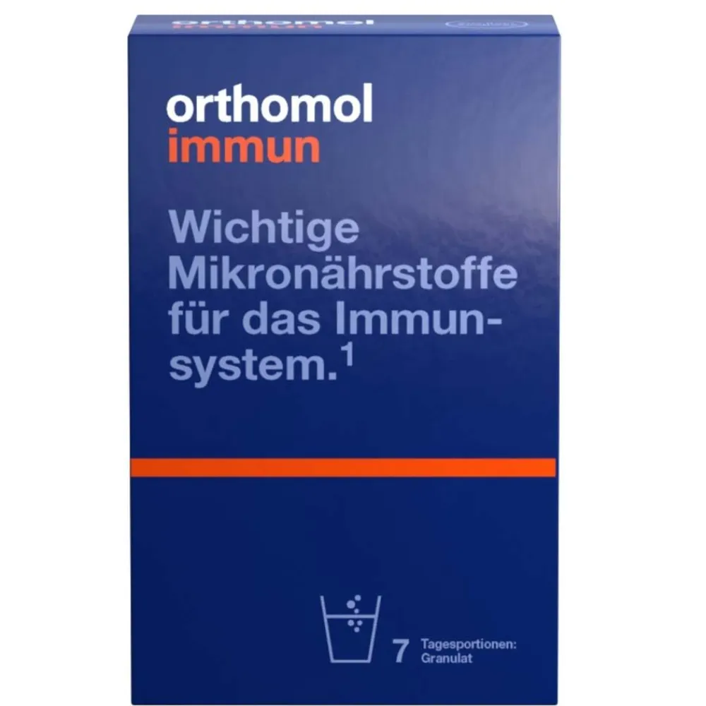 Orthomol Immun - Mikronährstoffe zur Unterstützung des Immunsystems - mit Vitamin C, Vitamin D und Zink - Granulat| Online